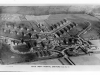 Joyce Green c.1920, newly planted trees and gardens visible, planted by Harry Hopkins. Top left Orchard hospital. Top middle the causeway for the tram