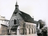The Chapel at West Hill, built for the workhouse. Front view shows the original placement of the Kempe window, St Gabriel, now in the Darent Valley Hospital.