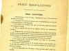 Staff regulations 1909
