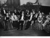 1951. Dartford Hospital Management Committee group ball at Crayford Town Hall. Mr Parry Chairman in centre, Dr Henderson Southern Hospital, Matron Bignall