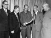 1963. Presentation to Messrs Mason, Moffatt and Noctor upon their retirement from the DHMC