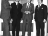 1970's. Dartford and Gravesham Health Authority. Jim Gillott (Hospital Administration Darenth Park), Mr Cloke, unknown, Roger Hawks (Hospital Secretary West Hill)
