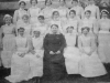 Matron Thorpe and staff. Joyce Green c.1920