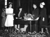 1949. West Hill. Miss High (Nurse Tutor), unknown, unknown, Dr Cochrane, Matron Foskett.