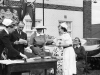 1950. West Hill Hospital. Matron Foskett, Dr Cochrane (note the new coat of arms)