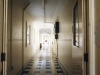 The corridor leading to the Laundry.